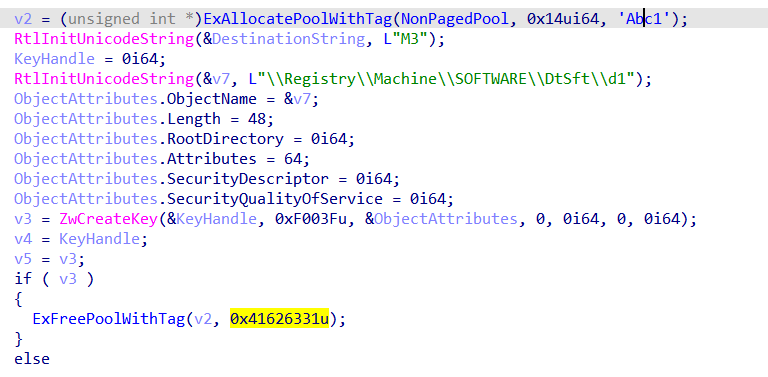 Read Decryption Key from Registry