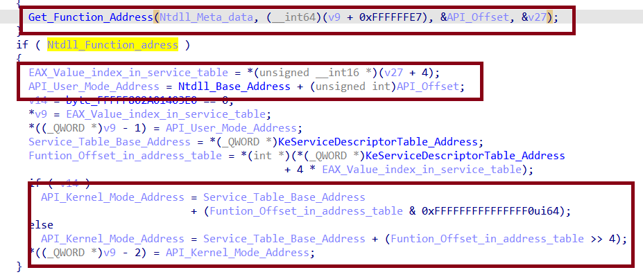 Filling the API_Info structure