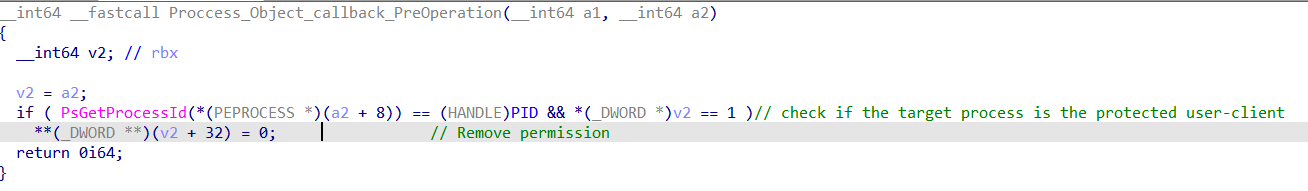 Pre-Process Callback Function