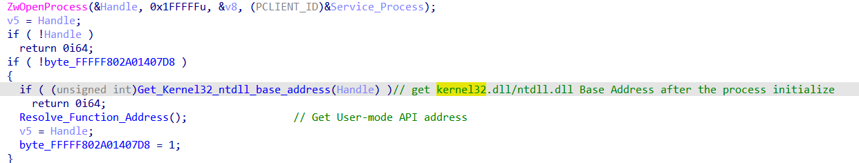 Get User API Address